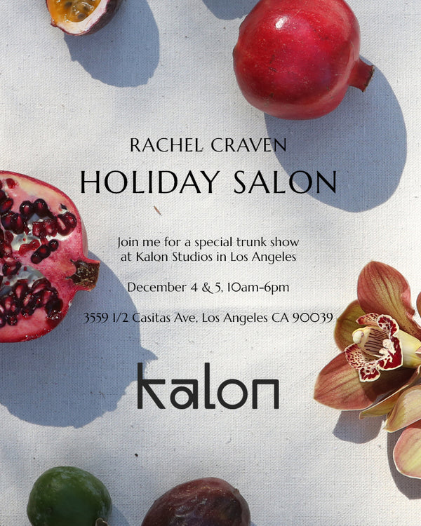 Holiday Salon at Kalon Studios December 4 & 5