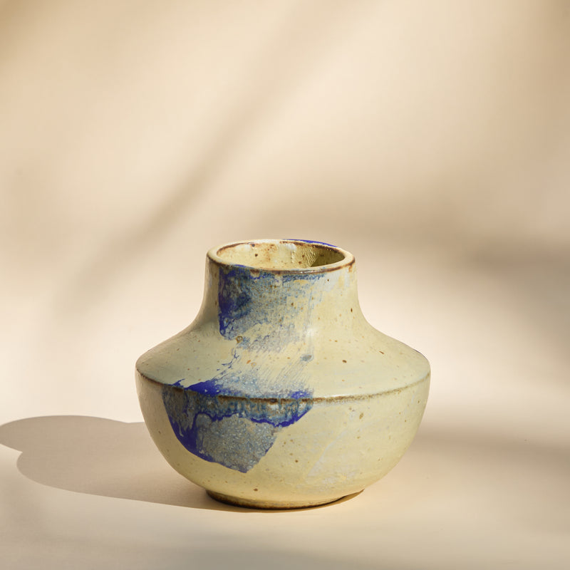 cobalt mark vase