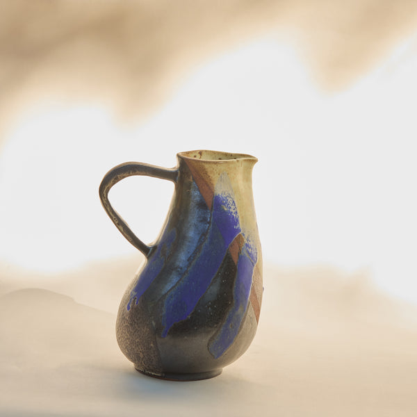 body pitcher with cobalt marks