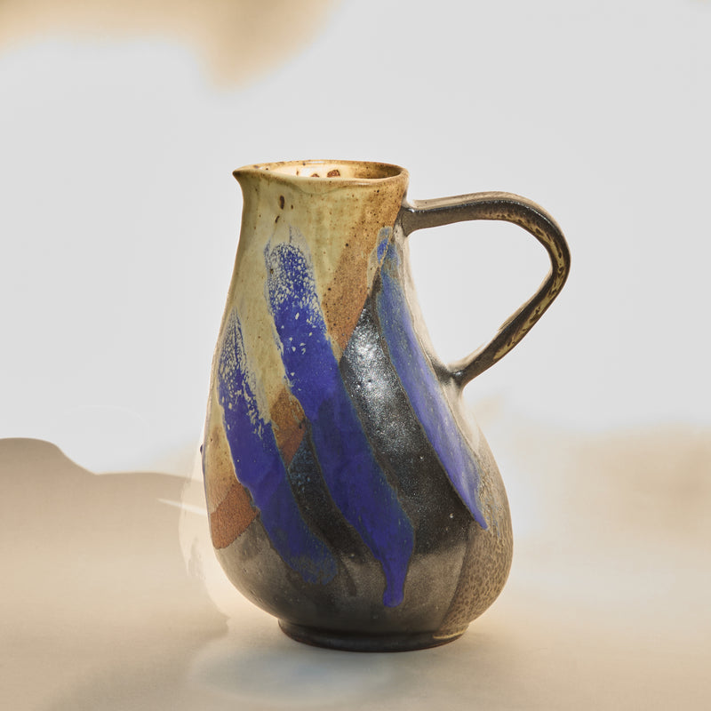 body pitcher with cobalt marks