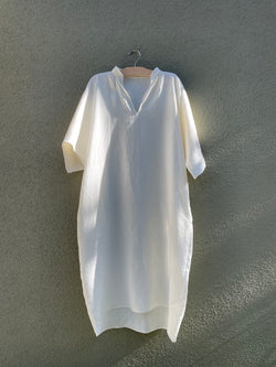 OCTOBER SAMPLE SALE Gaines Dress - White Linen