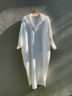 OCTOBER SAMPLE SALE Mimi Dress - White Linen